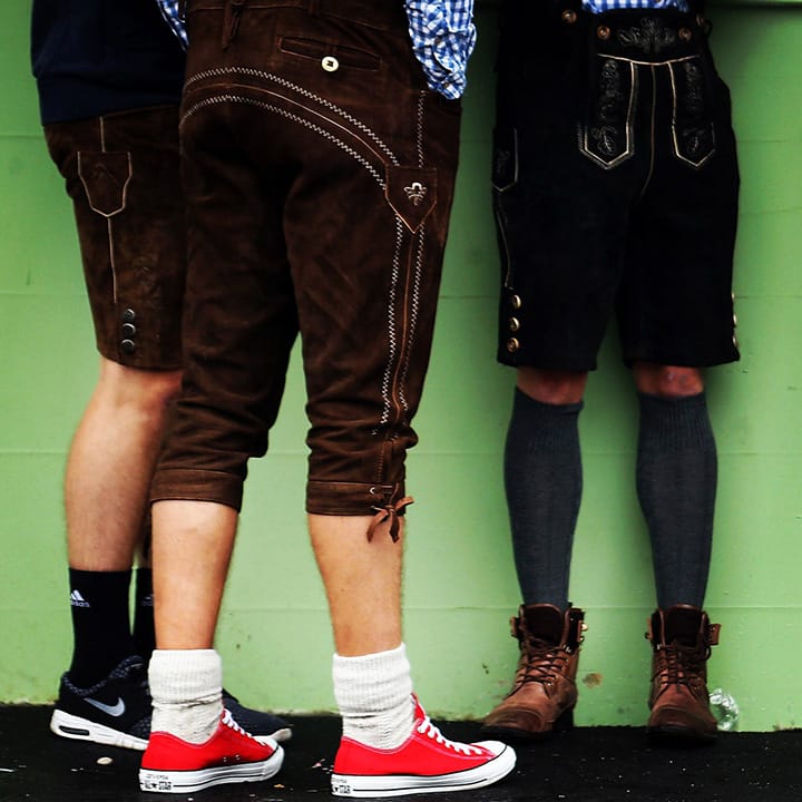 遊客抵達德國慕尼黑的特蕾西婭草坪 (Theresienwiese),準備迎接今年的啤酒節。