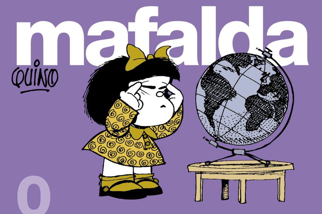 阿根廷漫画家季诺(Quino)作品《Mafalda》封面。