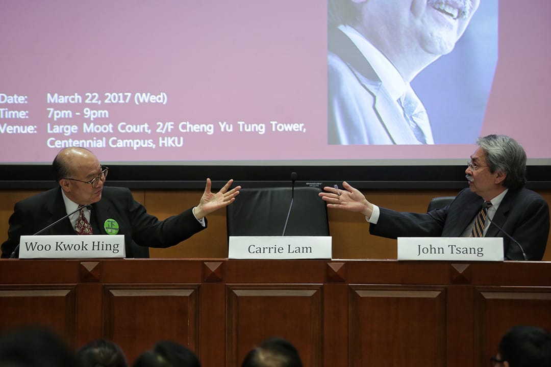 特首候選人林鄭月娥缺席由法律界舉辦的選舉論壇。