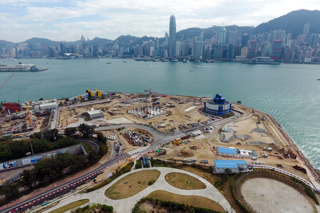 位於香港西九龍填海區臨海地段的西九文化區,將為香港故宮文化博物館所在地。