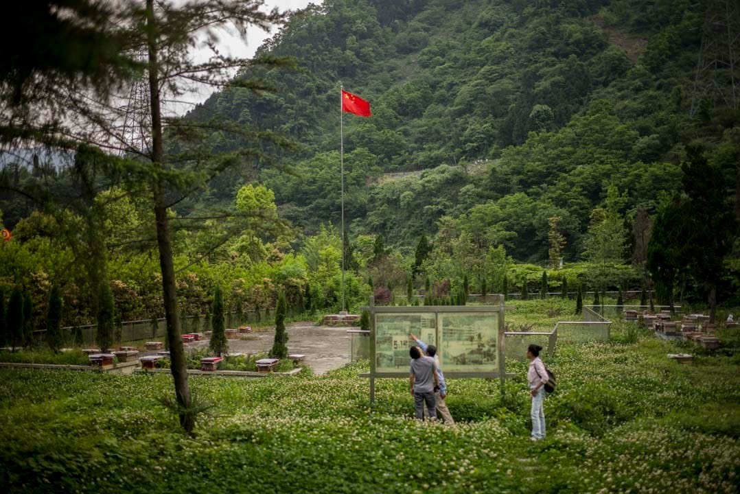 2018年,映秀小学 。