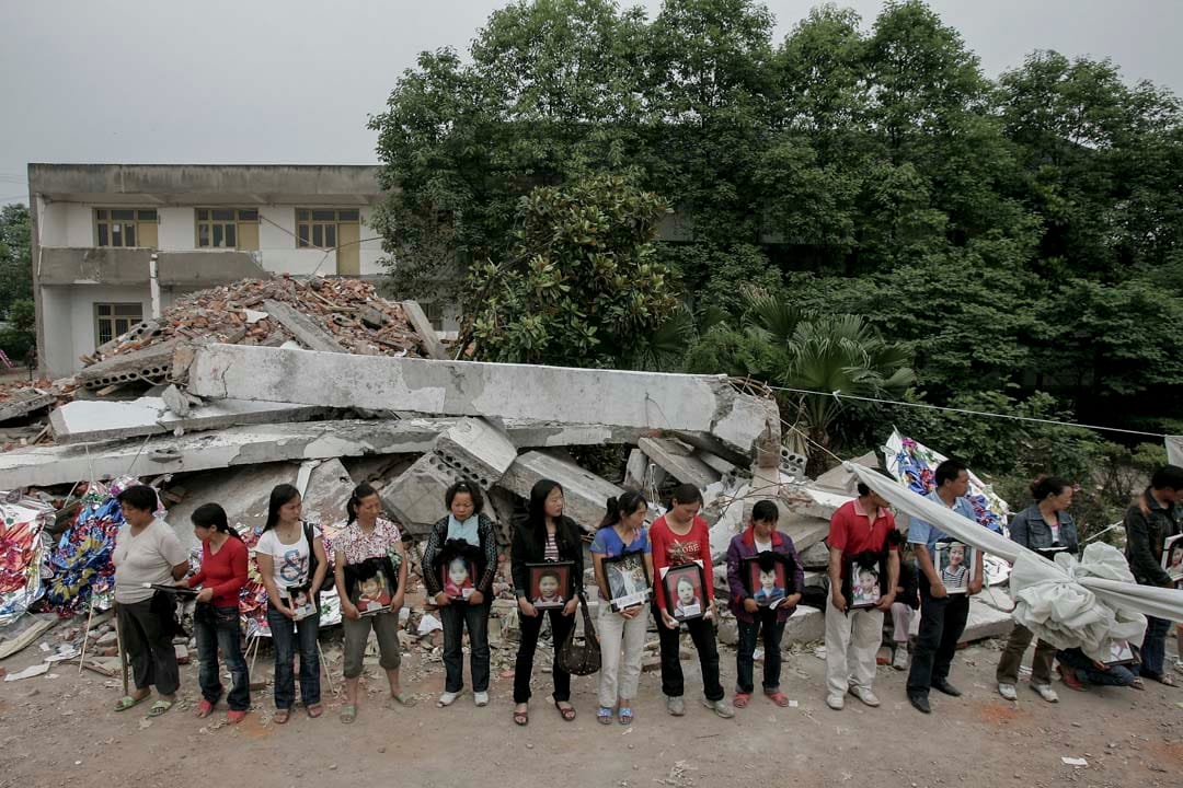 2008年,绵竹富新第二小学。