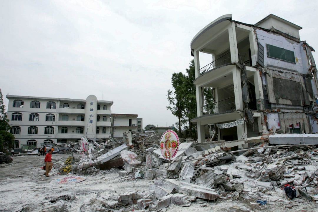 2008年,都江堰聚源中学。