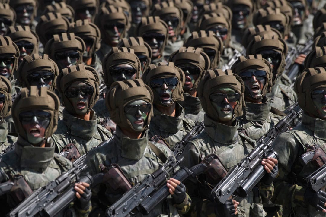 2018年9月9日，朝鲜庆祝建国70周年阅兵大典。