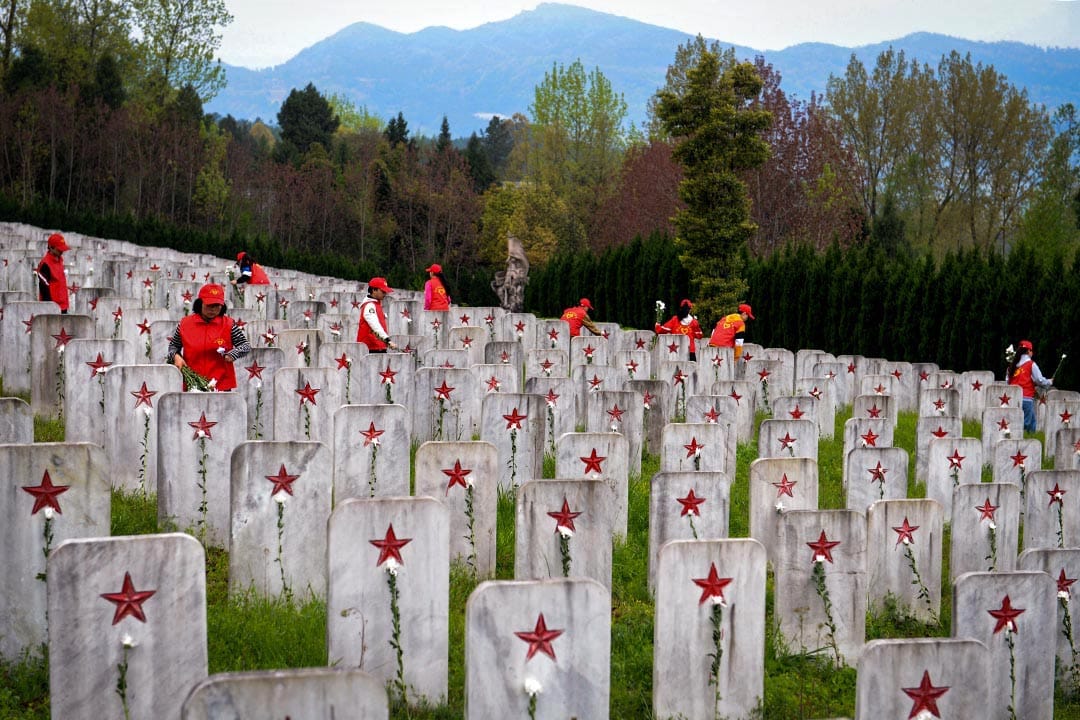 2019年4月5日，四川省巴中市川陝革命根據地紅軍烈士陵園。