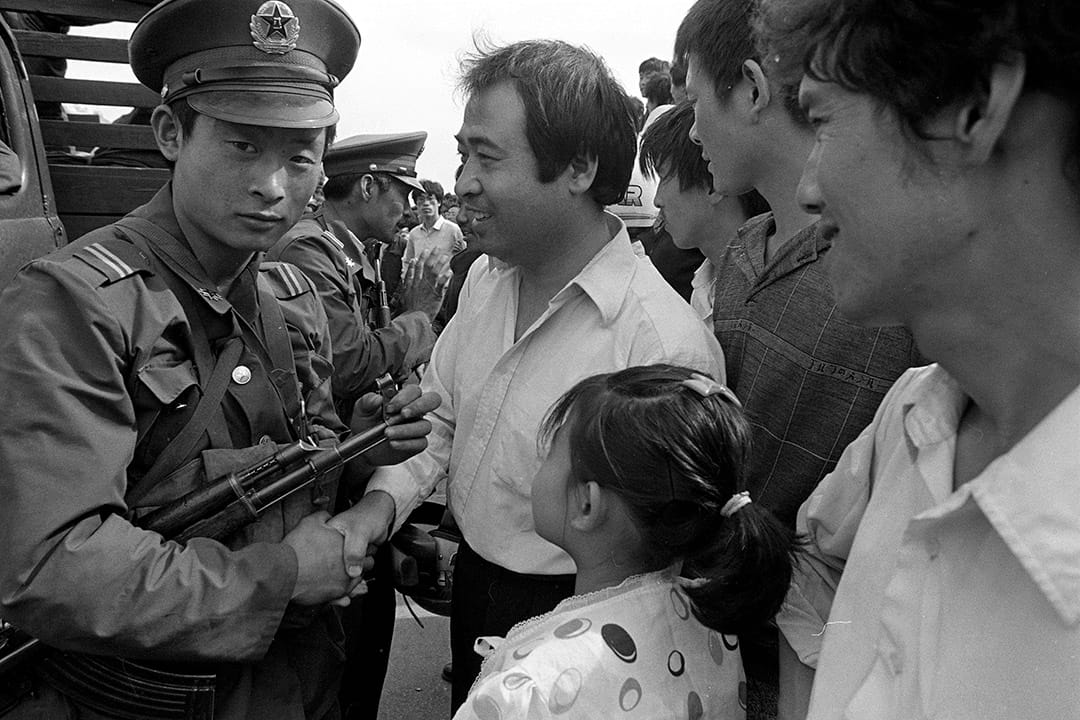 1989年5月23日,北京学运。