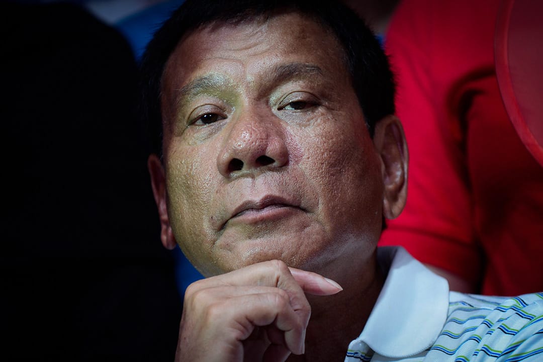 菲律宾总统杜特尔特。