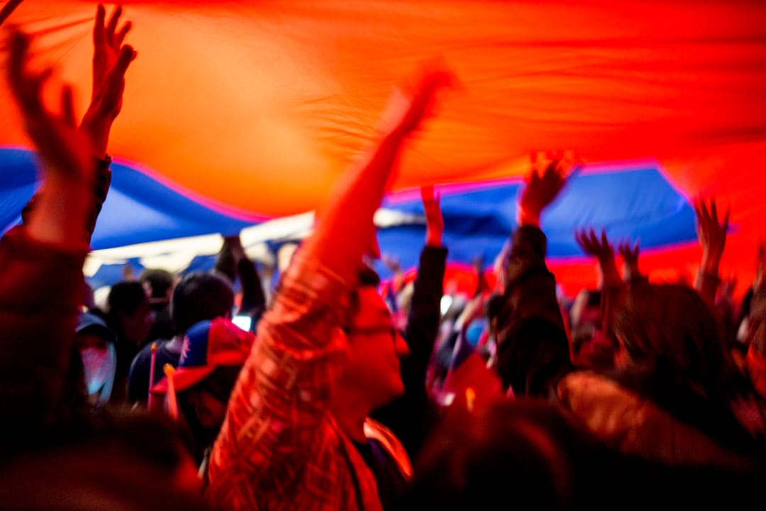 2020年1月9日，韩国瑜在凯道举办造势晚会，韩办宣布现场人数达一百万。