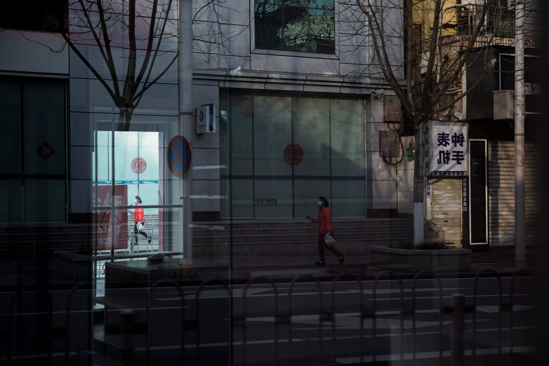 武汉昙华林社区，街上的行人。