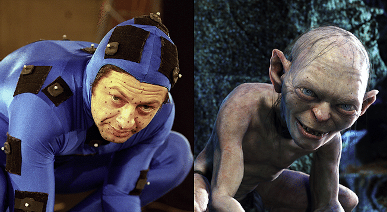 《魔戒》咕嚕的動作捕捉