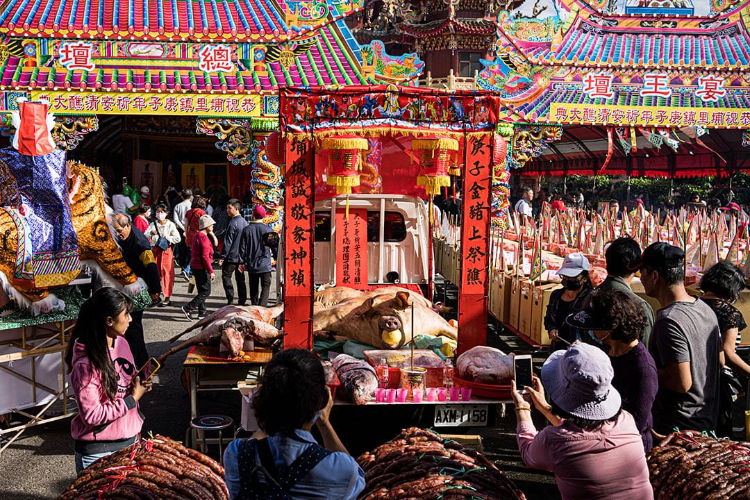 清醮期間,多數埔里人、不分男女老少皆會茹素,街上幾乎買不到葷食。