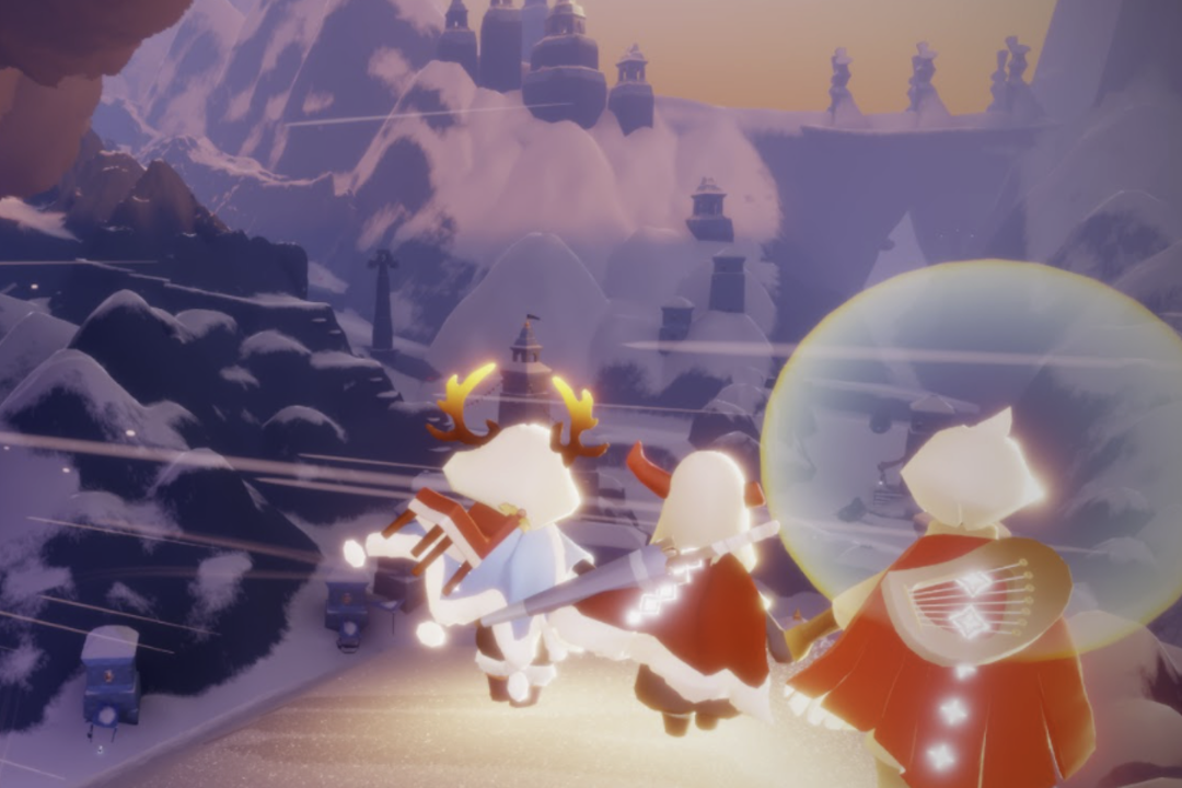 跑圖 (candle run)：蠟燭是《光遇》中的虛擬貨幣，可用來換取皮膚或樂器，也可用以升級動作和玩家間的友誼。《光遇》的地圖中散佈著蠟燭光點，多數玩家藉由跑各個地圖收集蠟燭光點，來累積蠟燭數。