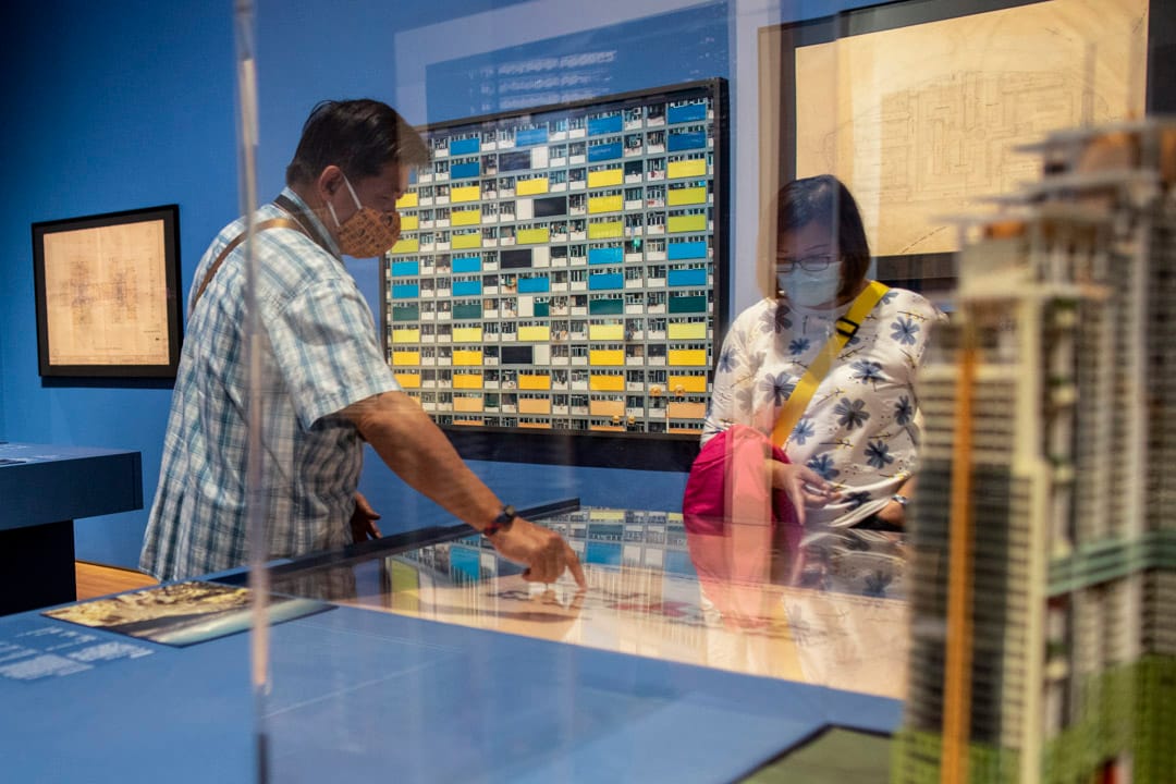 Michael Wolf 的摄影作品《彩虹邨》。