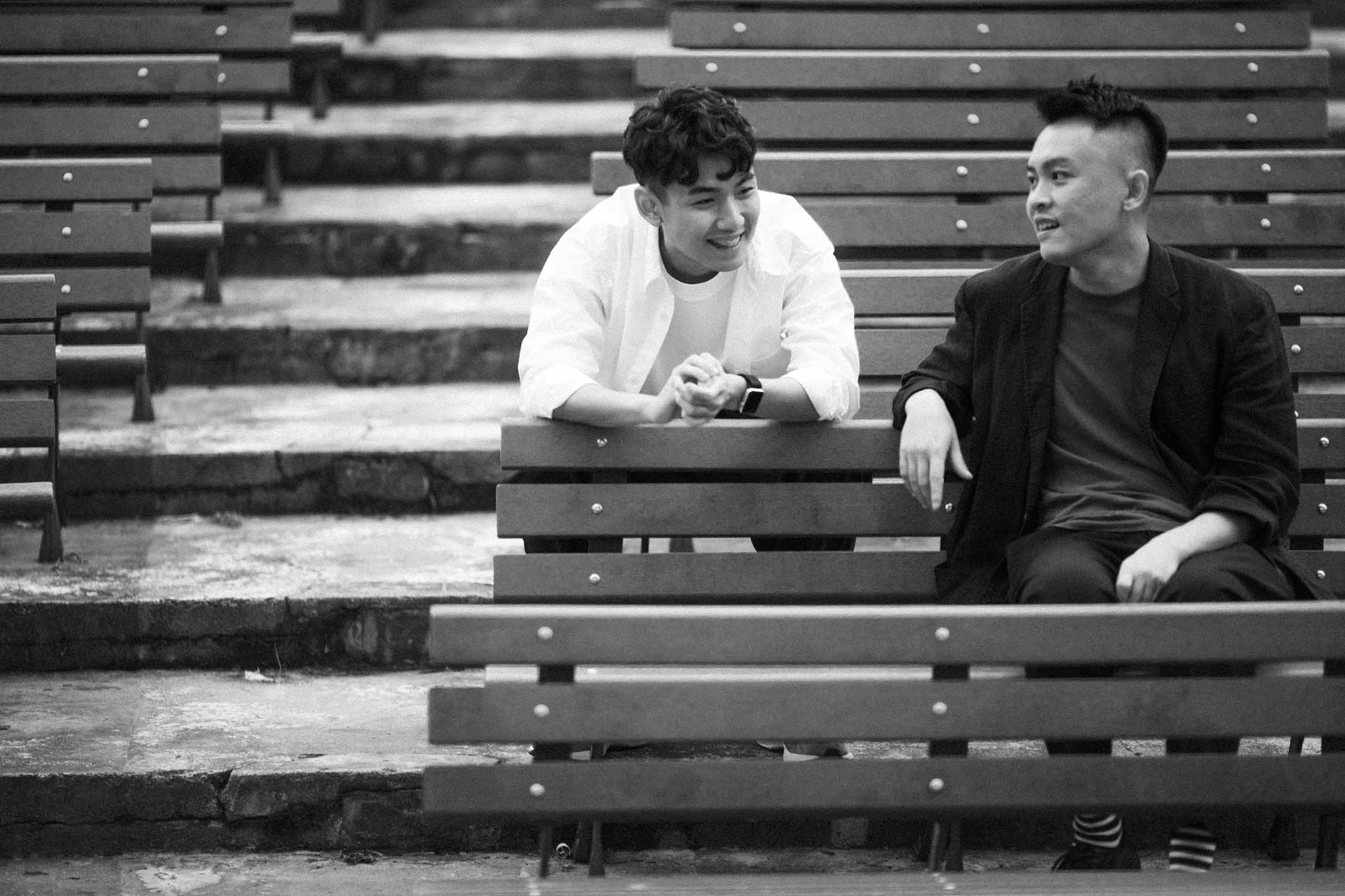 《少年》導演任俠及演員孫君陶 。