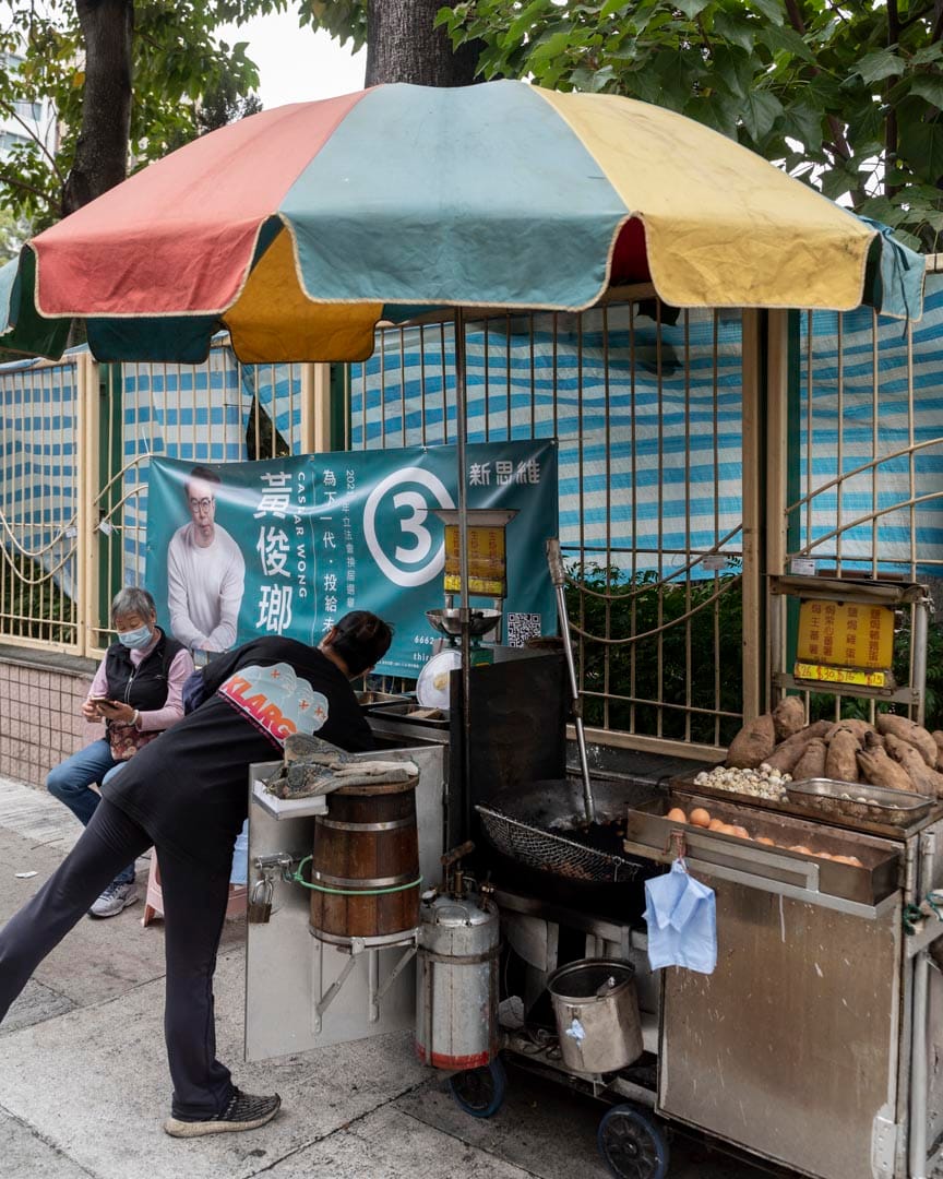 新界西北候选人黄俊瑯。