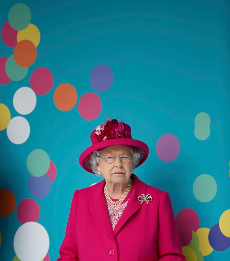 2016年6月12日，英國倫敦，英女王伊莉莎白二世出席自己90歲生日的大型慶典活動。