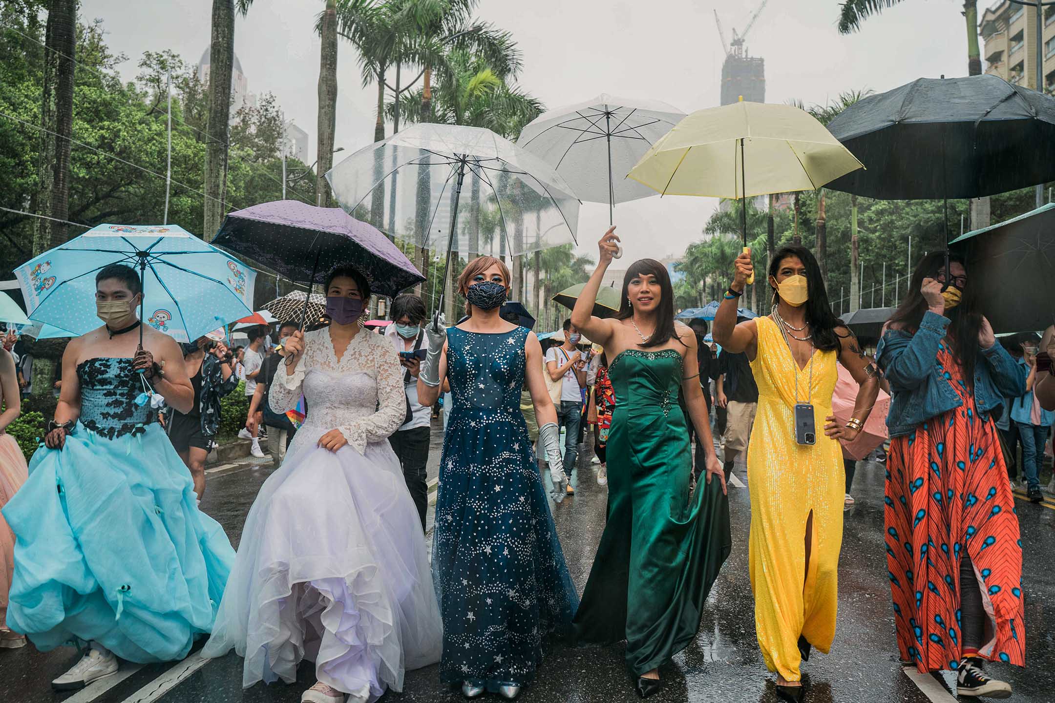 2022年10月29日，台北，第二十屆台灣同志遊行。