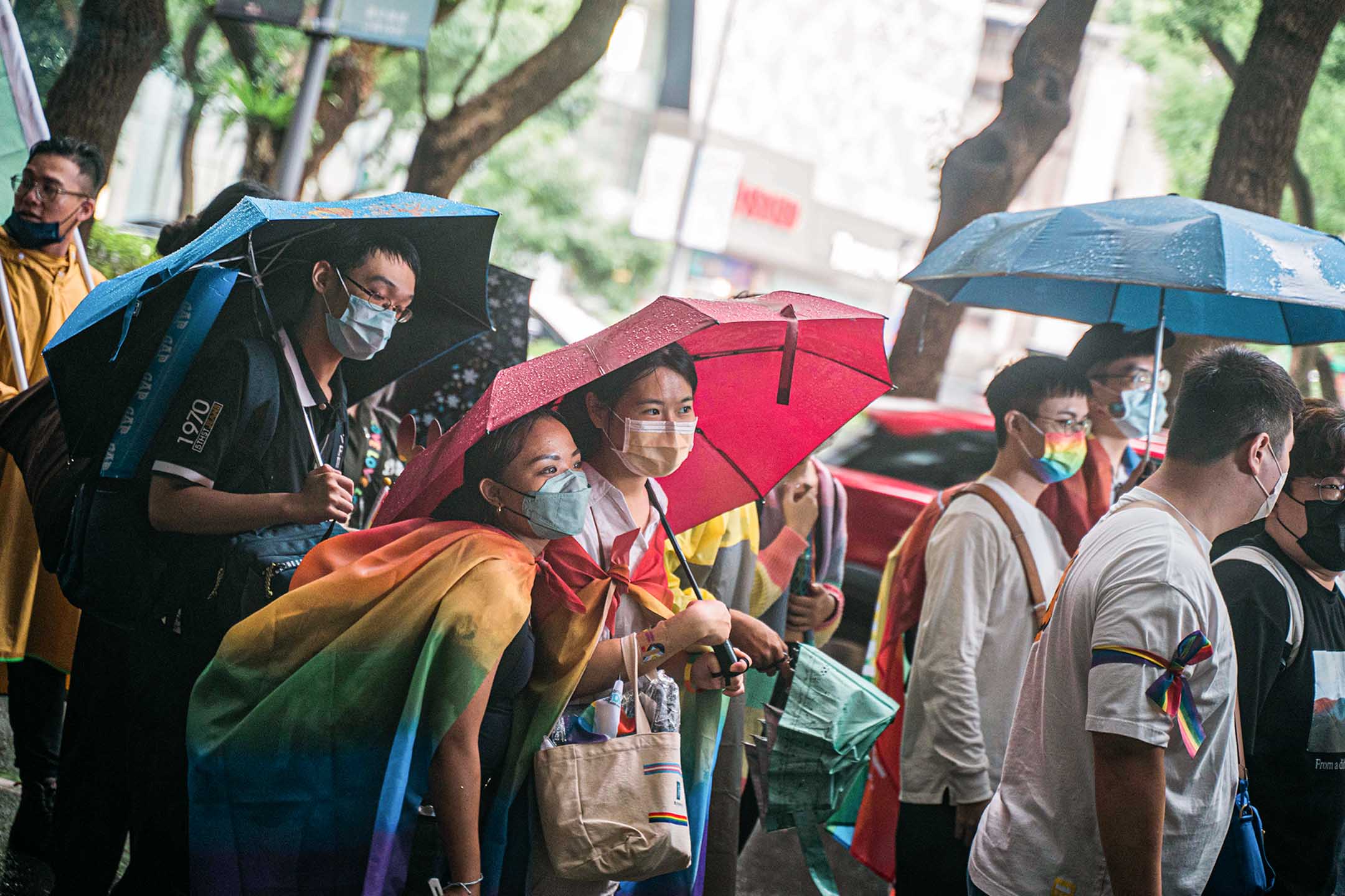 2022年10月29日，台北，第二十屆台灣同志遊行。