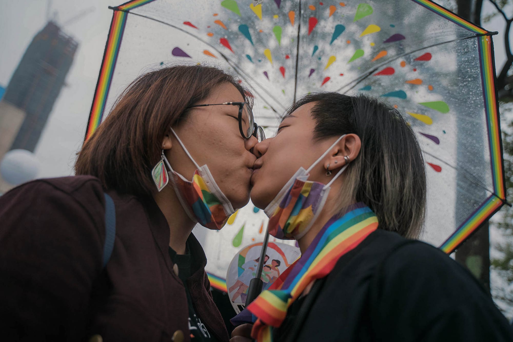 2022年10月29日，台北，第二十屆台灣同志遊行。