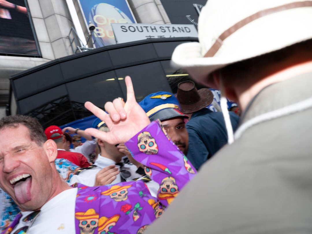 香港国际七人榄球赛的观众。