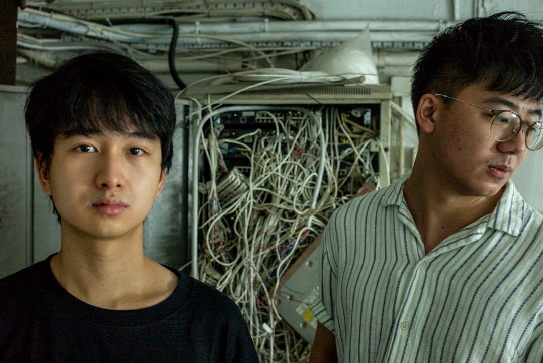 《群鼠》两位导演谭善扬和胡天朗。