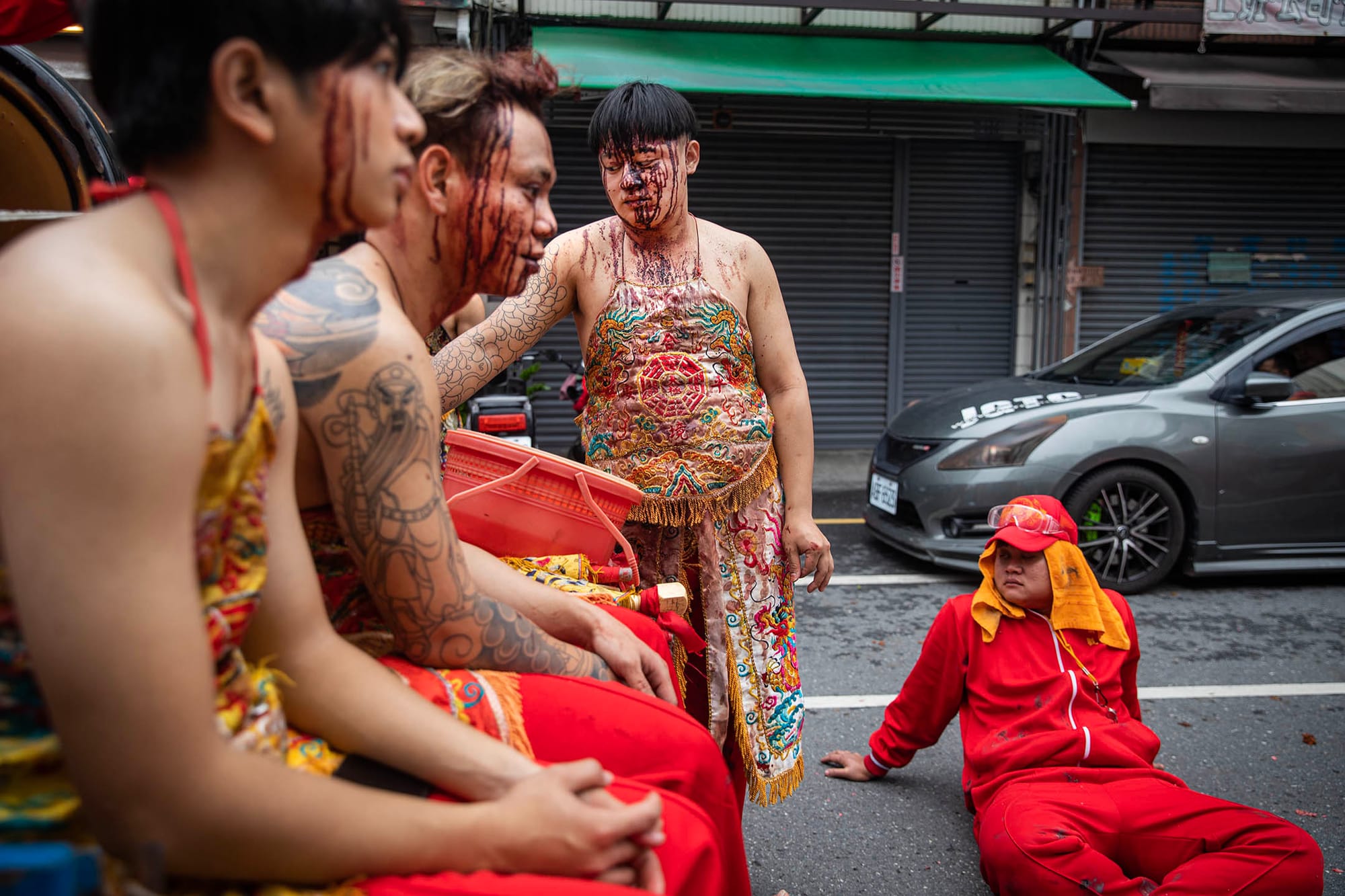 2023年2月5日，台東元宵炸寒單遶境活動。