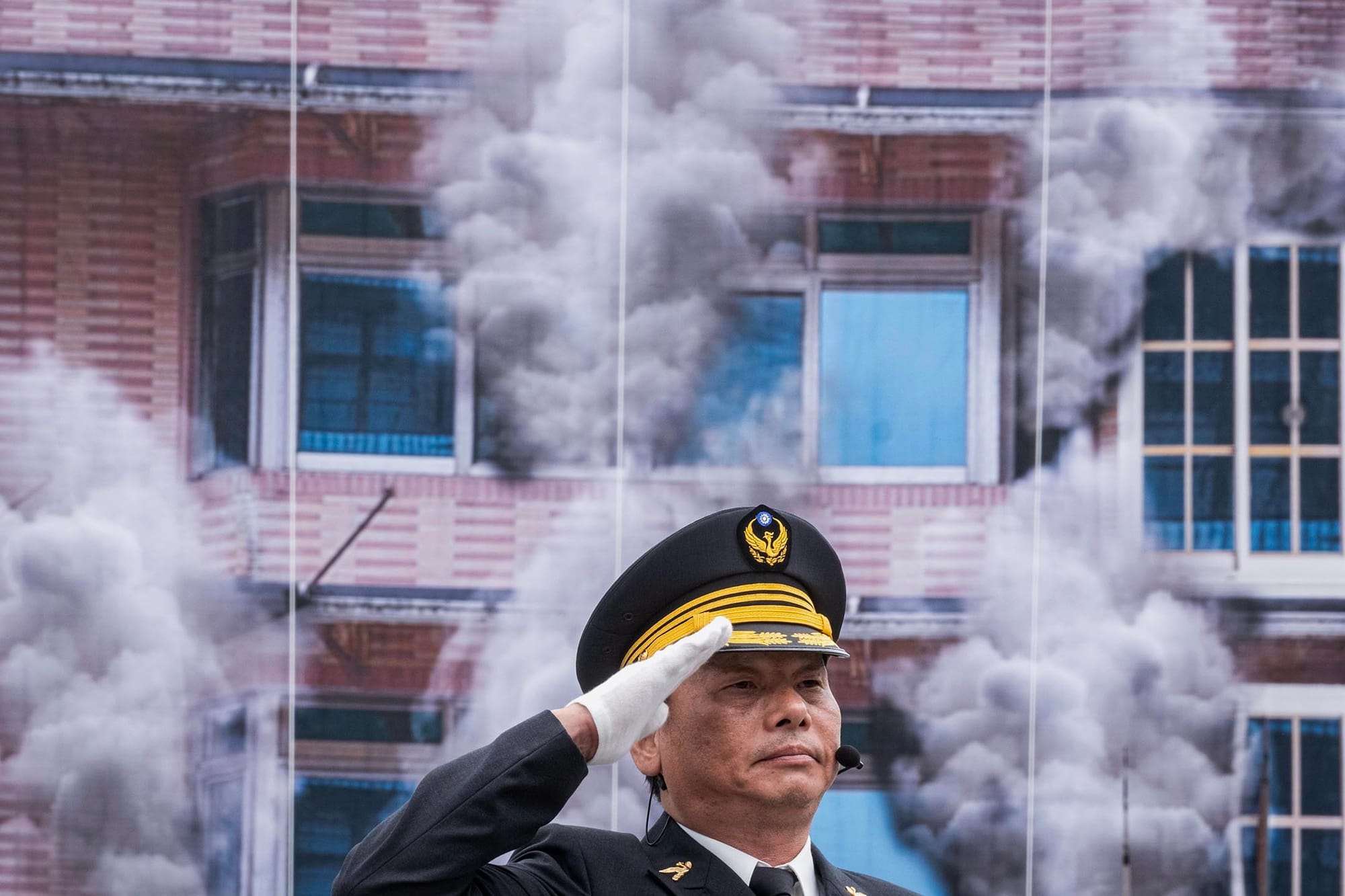 2023年6月15日,基隆,民安9号演习。摄:陈焯𪸩/端传媒