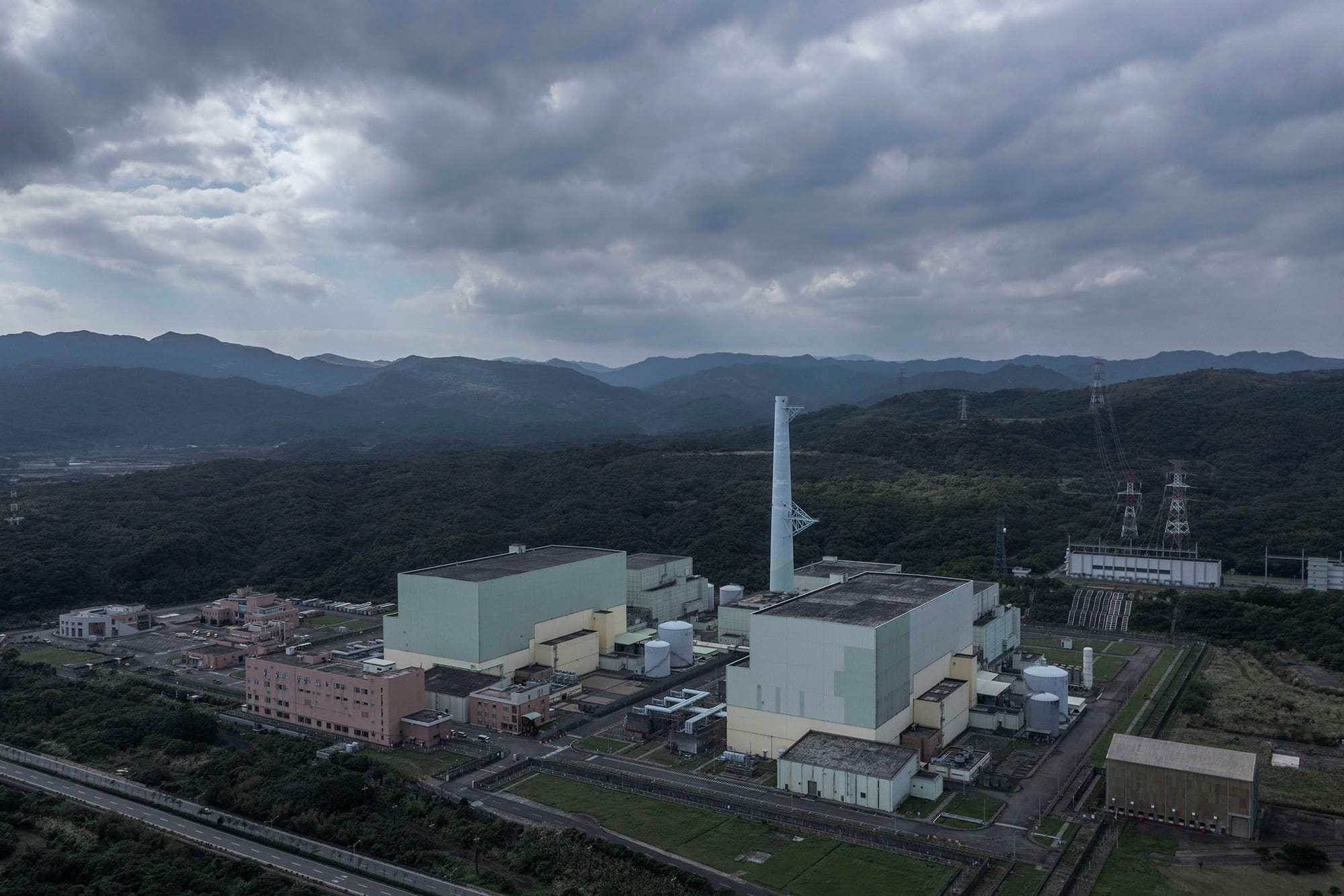 2021年12月4日，貢寮第四核電站。 攝：Lam Yik Fei/Getty Images
