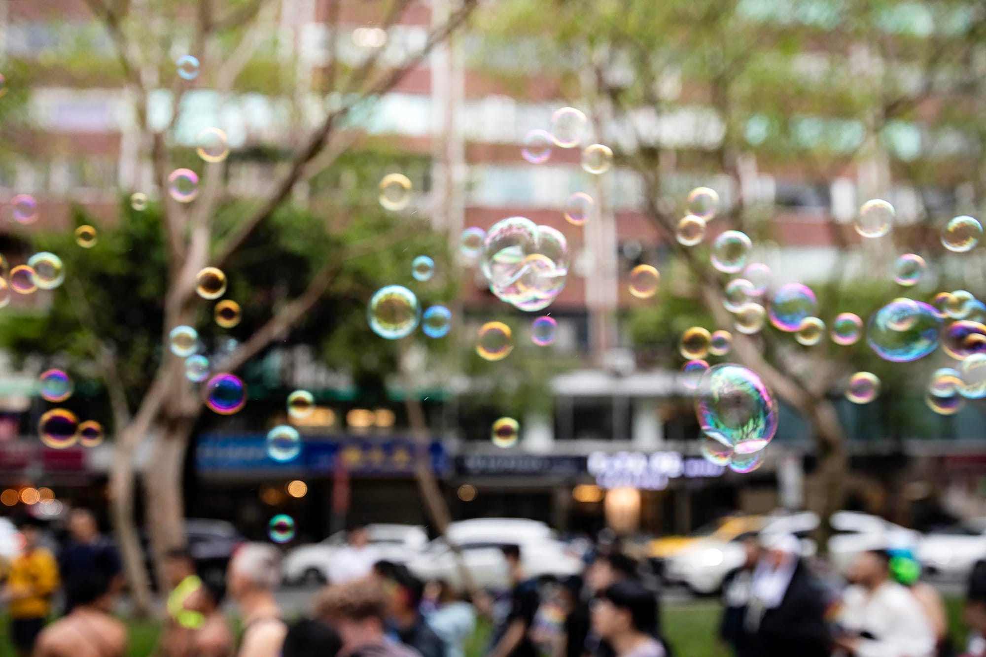 2023年10月28日，臺灣同志遊行。攝：陳焯煇/端傳媒