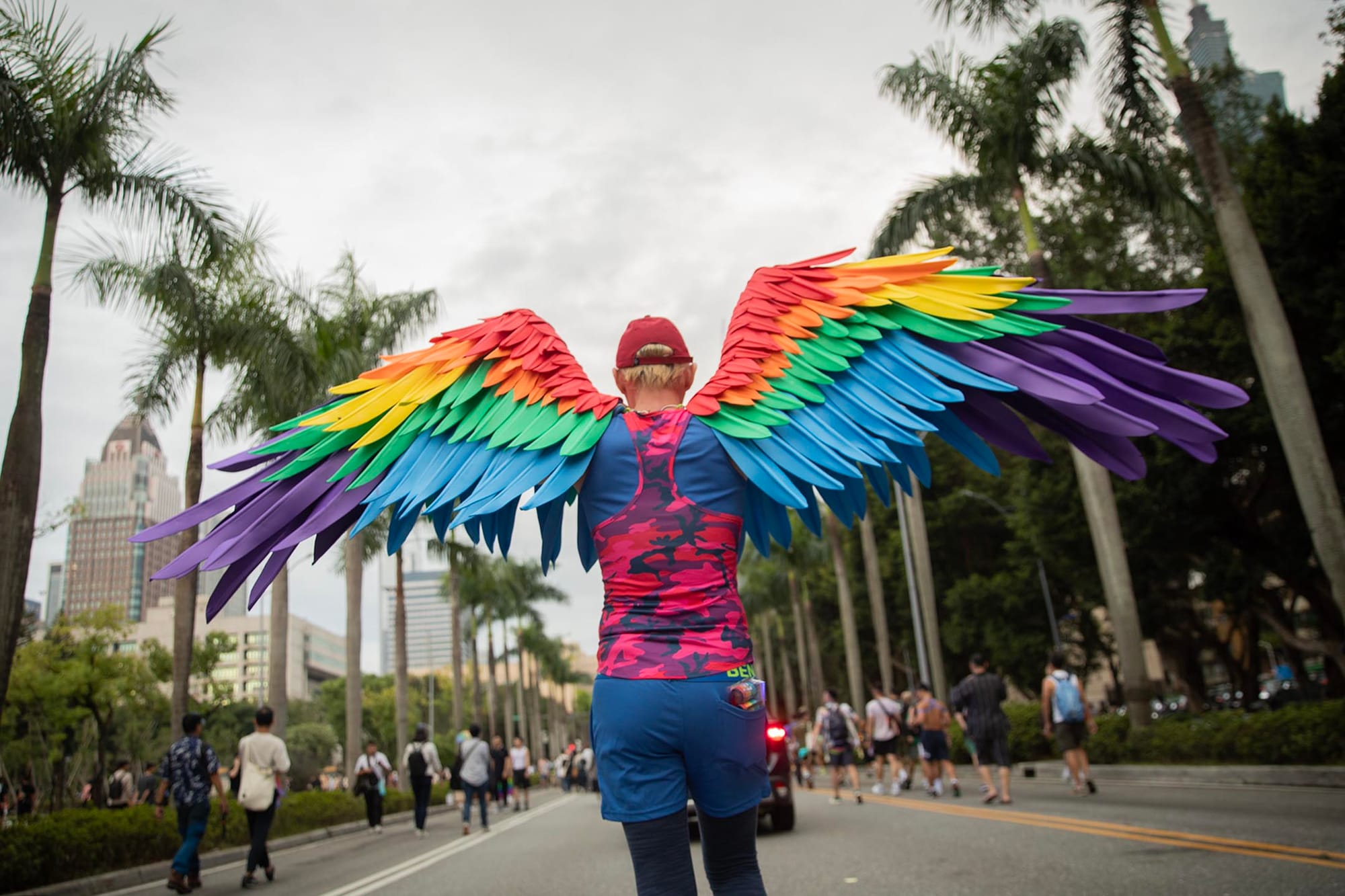 2023年10月28日，臺灣同志遊行。攝：陳焯煇/端傳媒