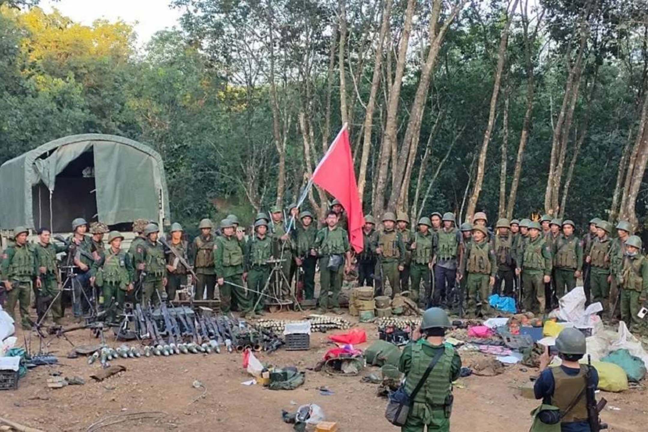 緬甸民族民主同盟軍。圖：網上圖片