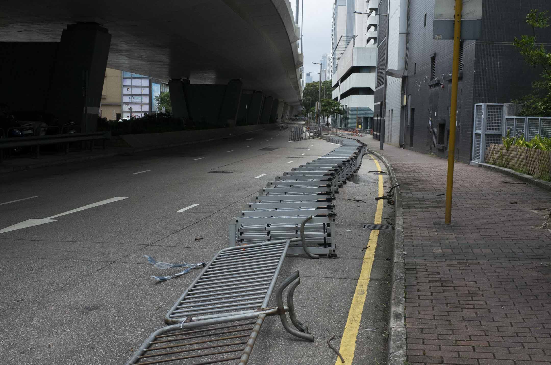 长沙湾,倒下的铁马。