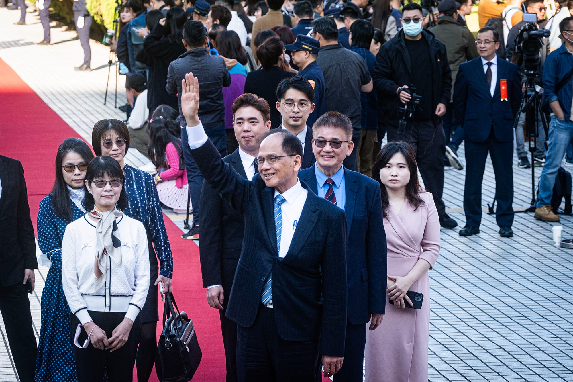2024年2月1日,立法院,第11届立委今天报并宣誓就职,立法院长选举结果出炉后,原立院院长游锡堃旋即以“个人规划”为由,自2月2日起辞去立委职务。摄:陈焯煇/端传媒