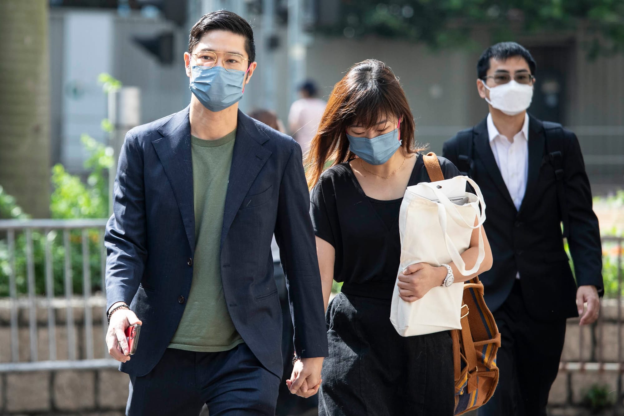 2024年3月16日，七一衝擊立法會案，12人暴動罪成立﹐藝人王宗堯判刑6年2月。圖為2023年5月29日，王宗堯出席該案提堂聆訊。攝：林振東/端傳媒  