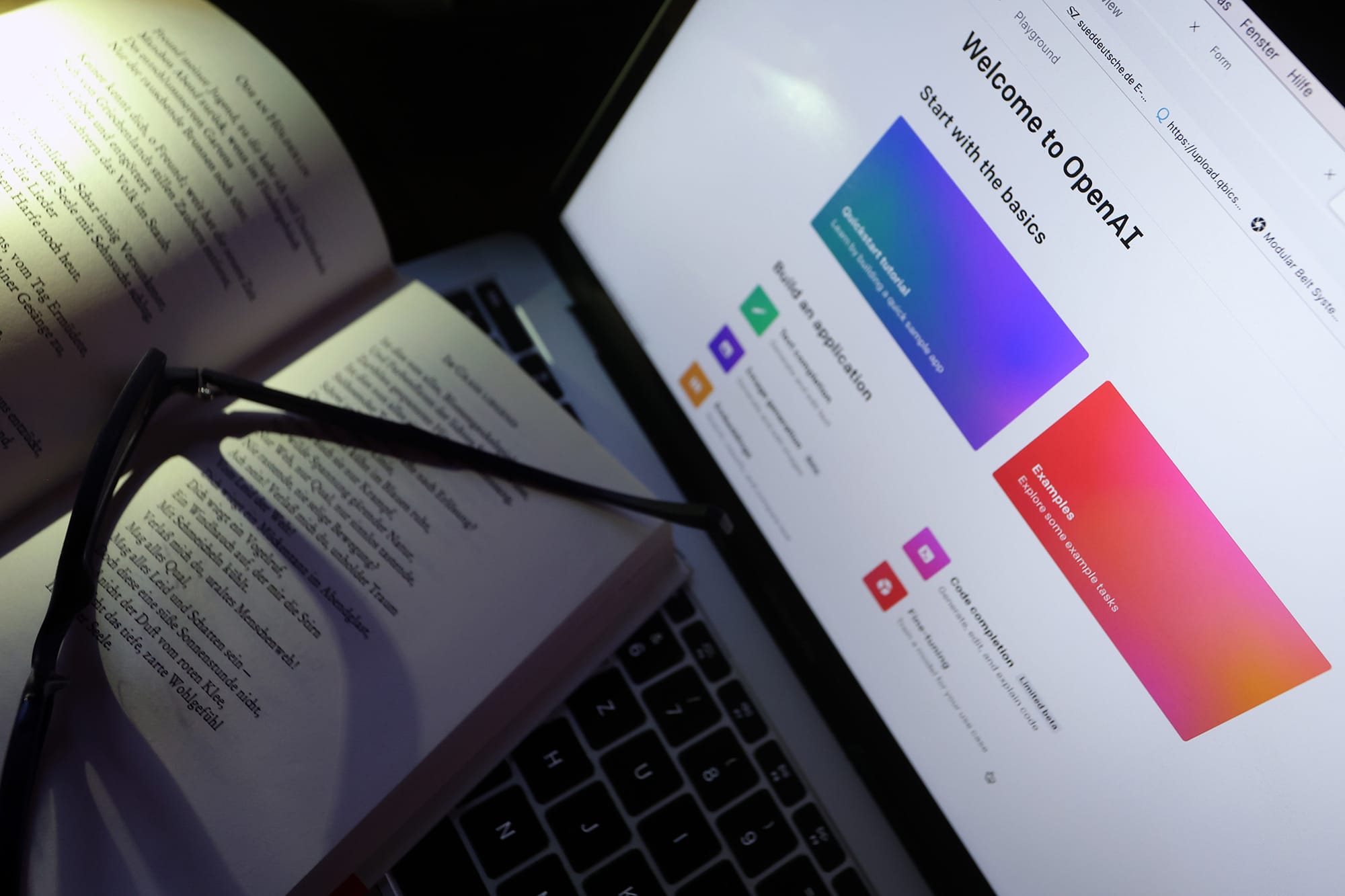 ChatGPT的主頁。攝：Karl-Josef Hildenbrand/picture alliance via Getty Images