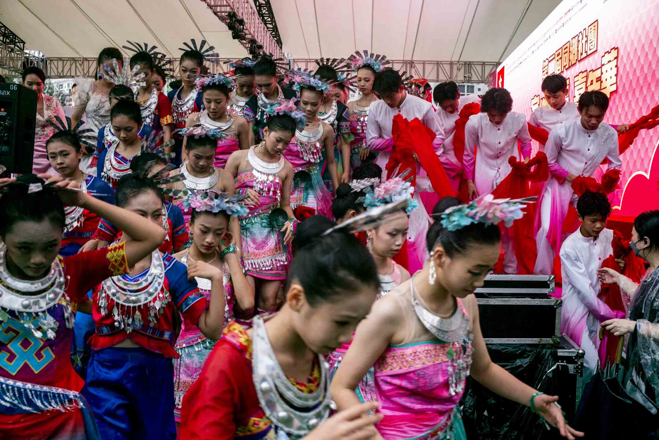 2024年6月2日,第二屆同鄉社團家鄉市集嘉年華在維園舉行。攝:林振東/端傳媒