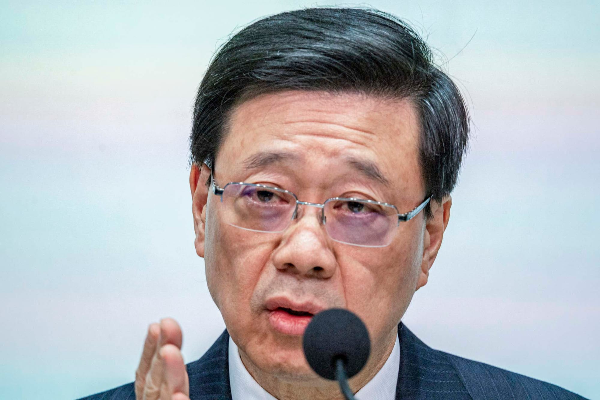 香港特首李家超。摄:Ryan Lai/端传媒