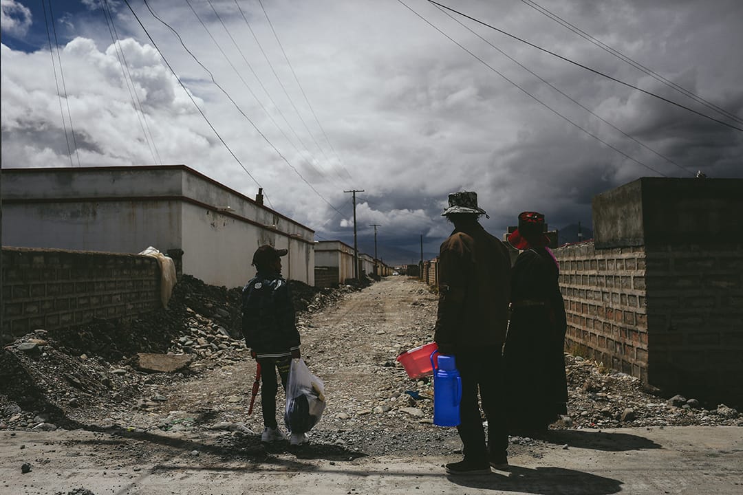 治多县索加乡移民村。摄 : 王嘉豪/端传媒