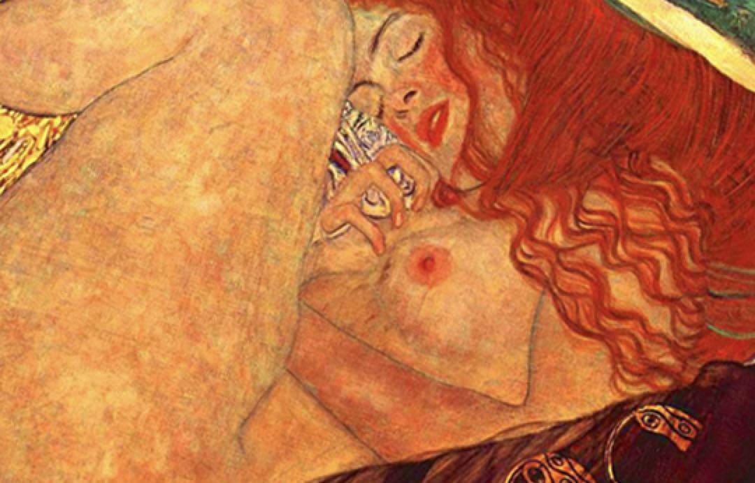 《Danaë》，Gustav Klimt 绘于1907年