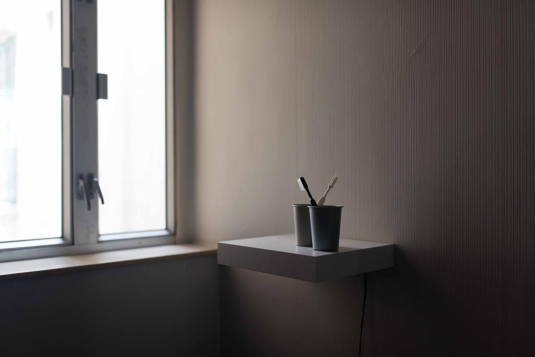 卓思穎在咩事藝術空間展出的作品之一。 攝：Lit Ma/端傳媒