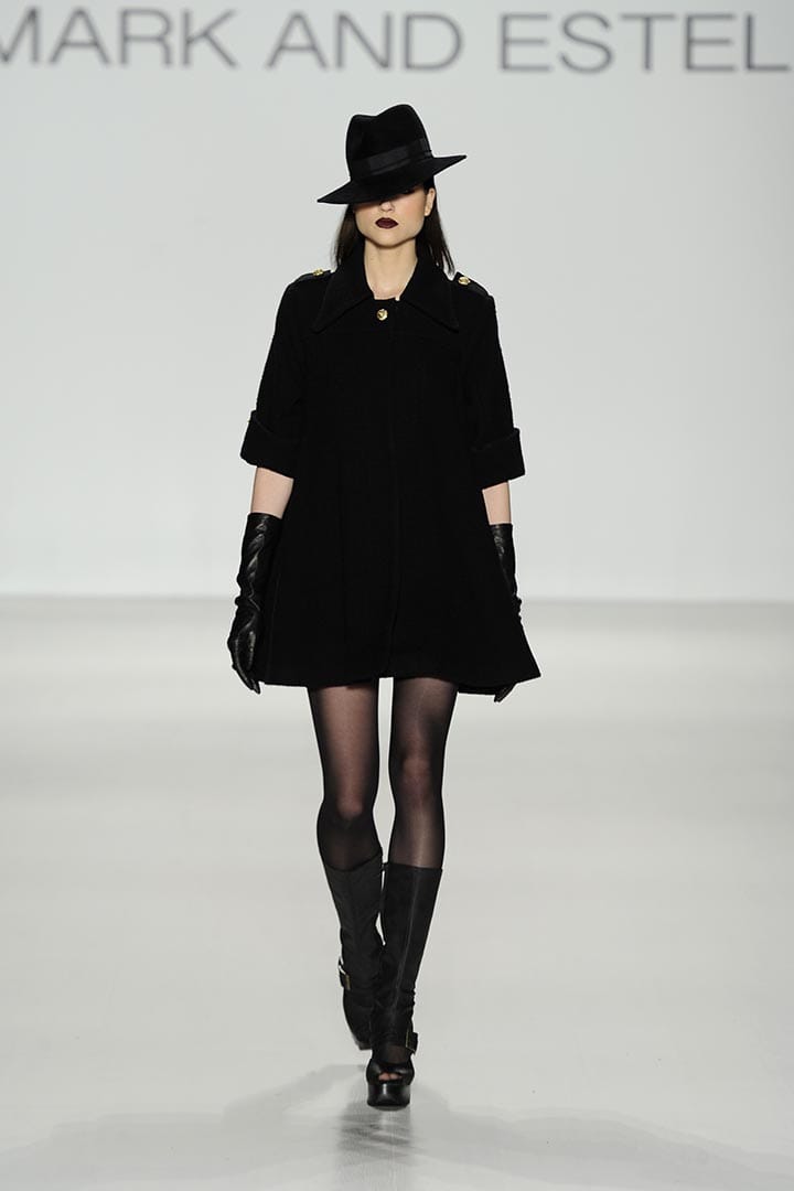 戴着 Fedora Hat 的模特，2014年美国纽约的时装展。（摄：Arun Nevader/Getty）