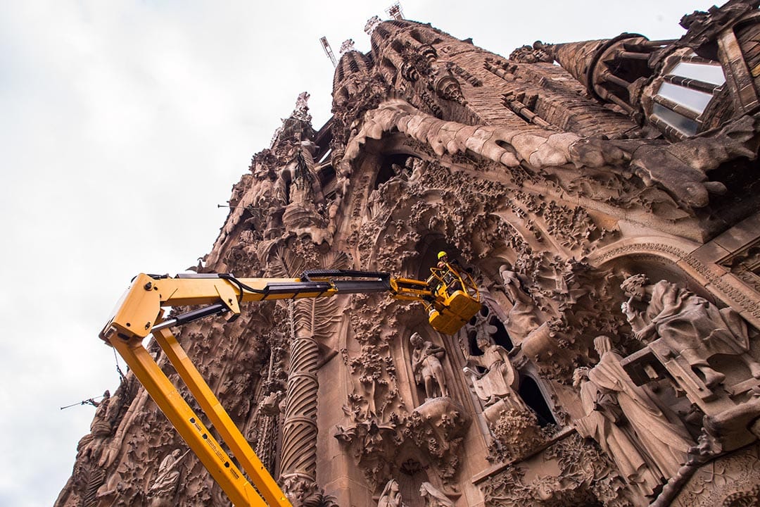 動工130多年仍未完成的聖家堂。攝：David Ramos/Getty