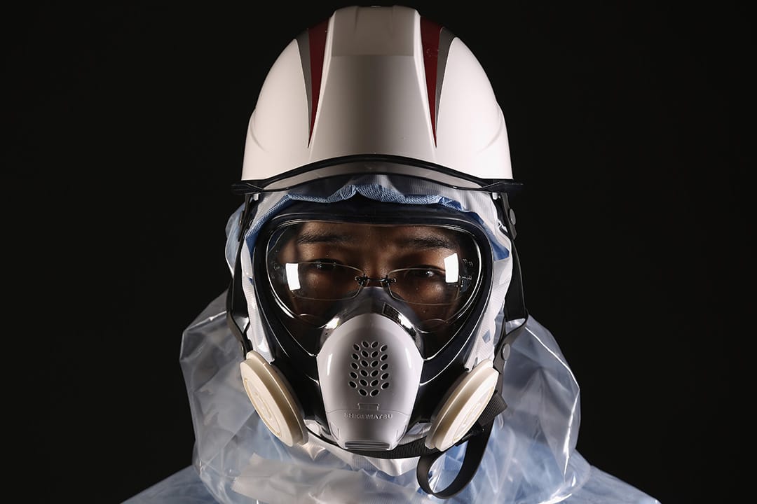 东电的Yusuke Nakagawa，所在的队伍肩负操作机械人去净化反应堆建筑的工作，他希望能为福岛的复原出一分力。摄:Christopher Furlong/GETTY