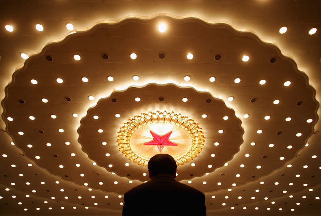 2005年3月5日，北京，人民大会堂。摄：GETTY