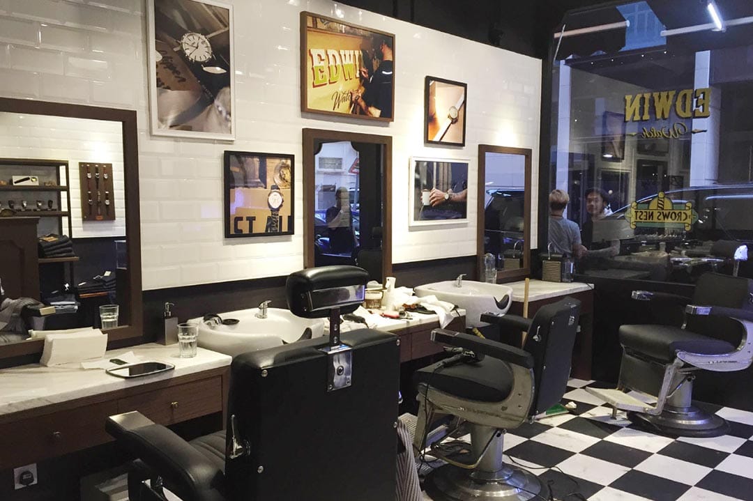 图片由 Edwin Watch X Crows Nest Barber 提供