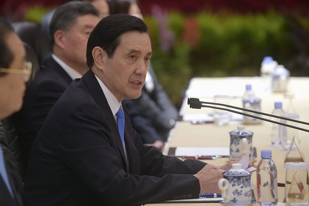 2015年11月7日，新加坡，台灣總統馬英九。攝：Joseph Nair/REUTERS