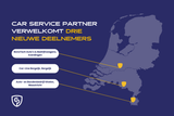 Drie autobedrijven sluiten zich aan bij Car Service Partner
