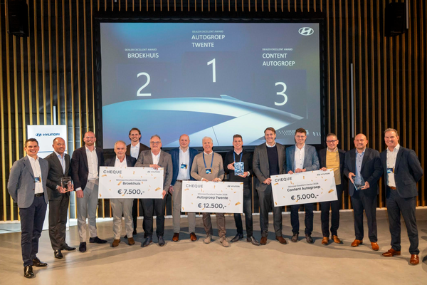 BKAN Awards | Autogroep Twente beste Hyundai-dealer, Broekhuis en Content Autogroep ook 'Excellent'