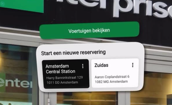 Enterprise introduceert app waarmee huurauto’s als deelauto inzetbaar zijn