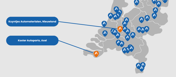 AllParts breidt netwerk uit met Koster Autoparts en Kuyntjes Automaterialen